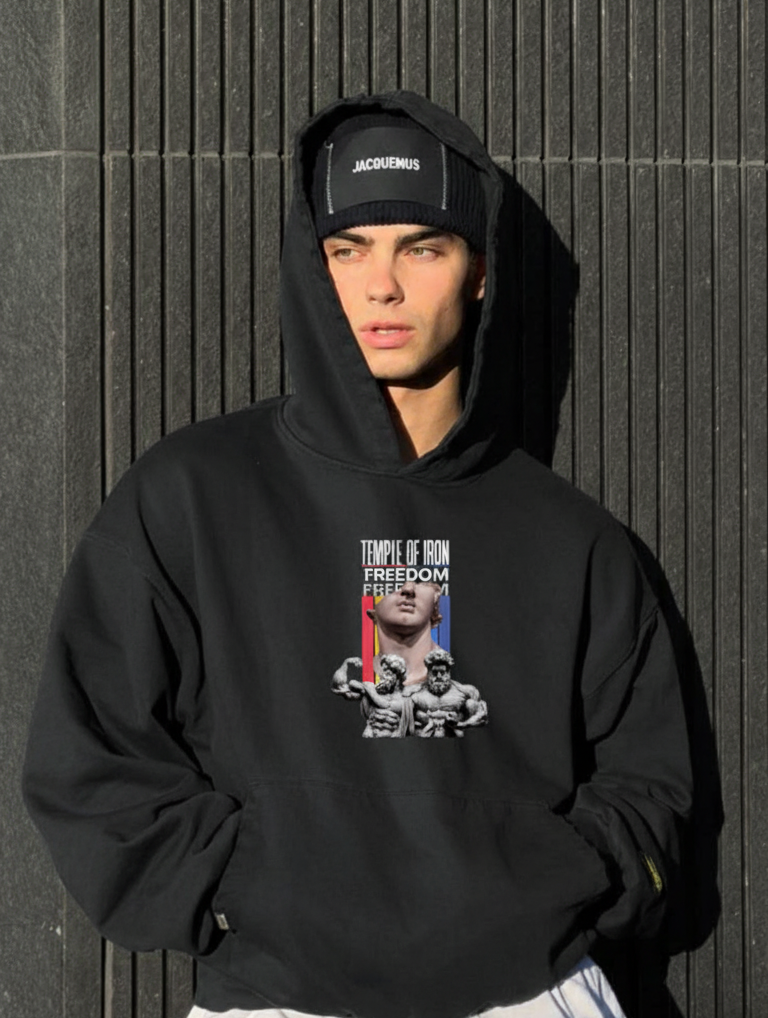 Temple of Iron (Unisex Premium Oversized Hoodie)
