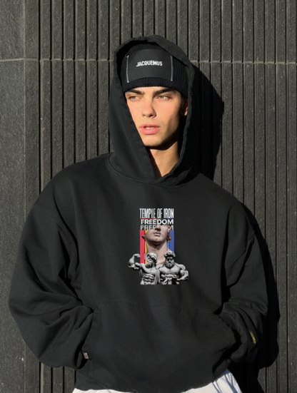 Temple of Iron (Unisex Premium Oversized Hoodie)