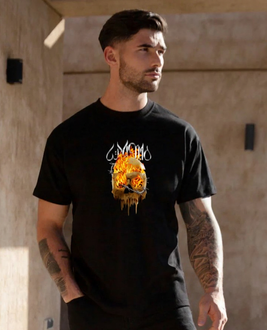 The 'Inferno Skull' Standard Crew (Unisex T-Shirt)