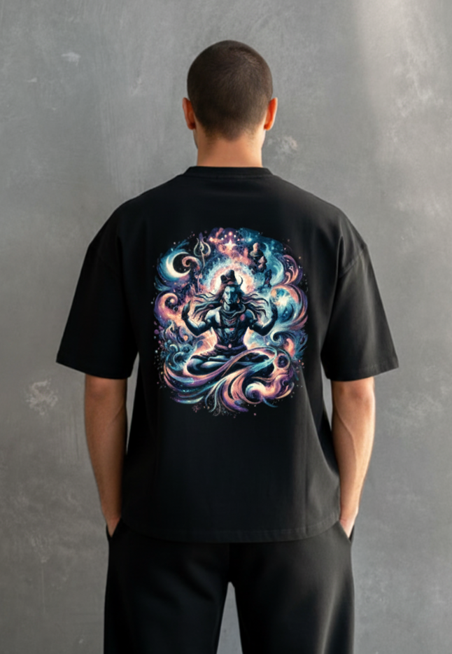 The 'Mahadev Bindi' Tee (Unisex Oversized T-Shirt)