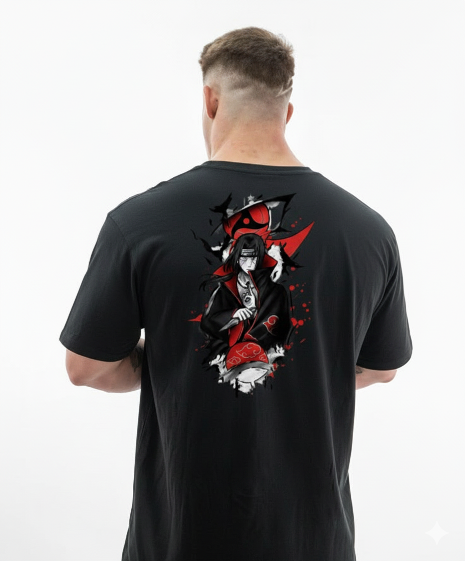 Uchiha Eyes Jutsu Tee (Unisex Oversized T-Shirt)