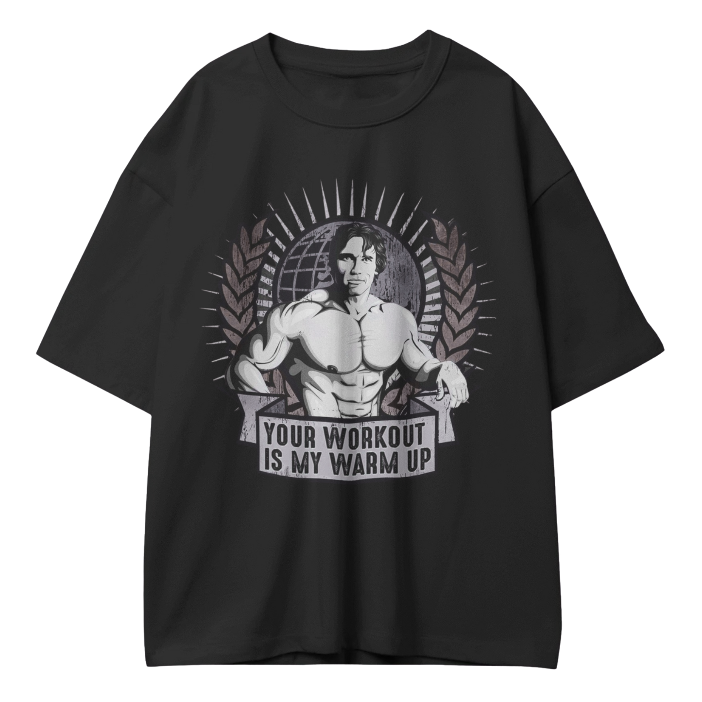 Arnold Motivation Oversized Tee