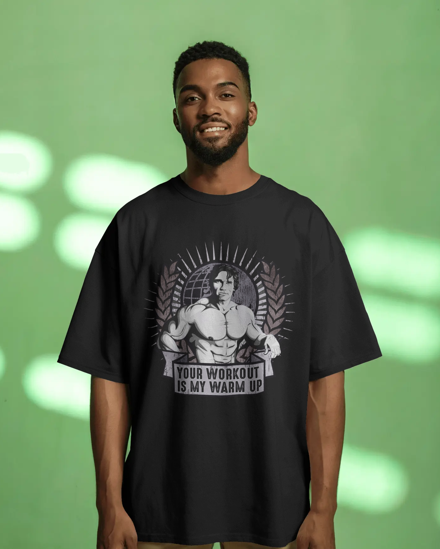 Arnold Motivation Oversized Tee