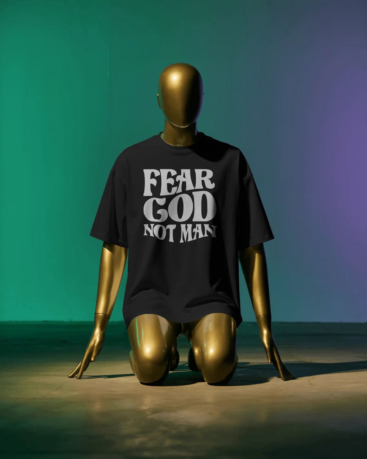 The 'Cosmic Dharma' Oversized Statement Tee (Unisex Oversized T-Shirt)