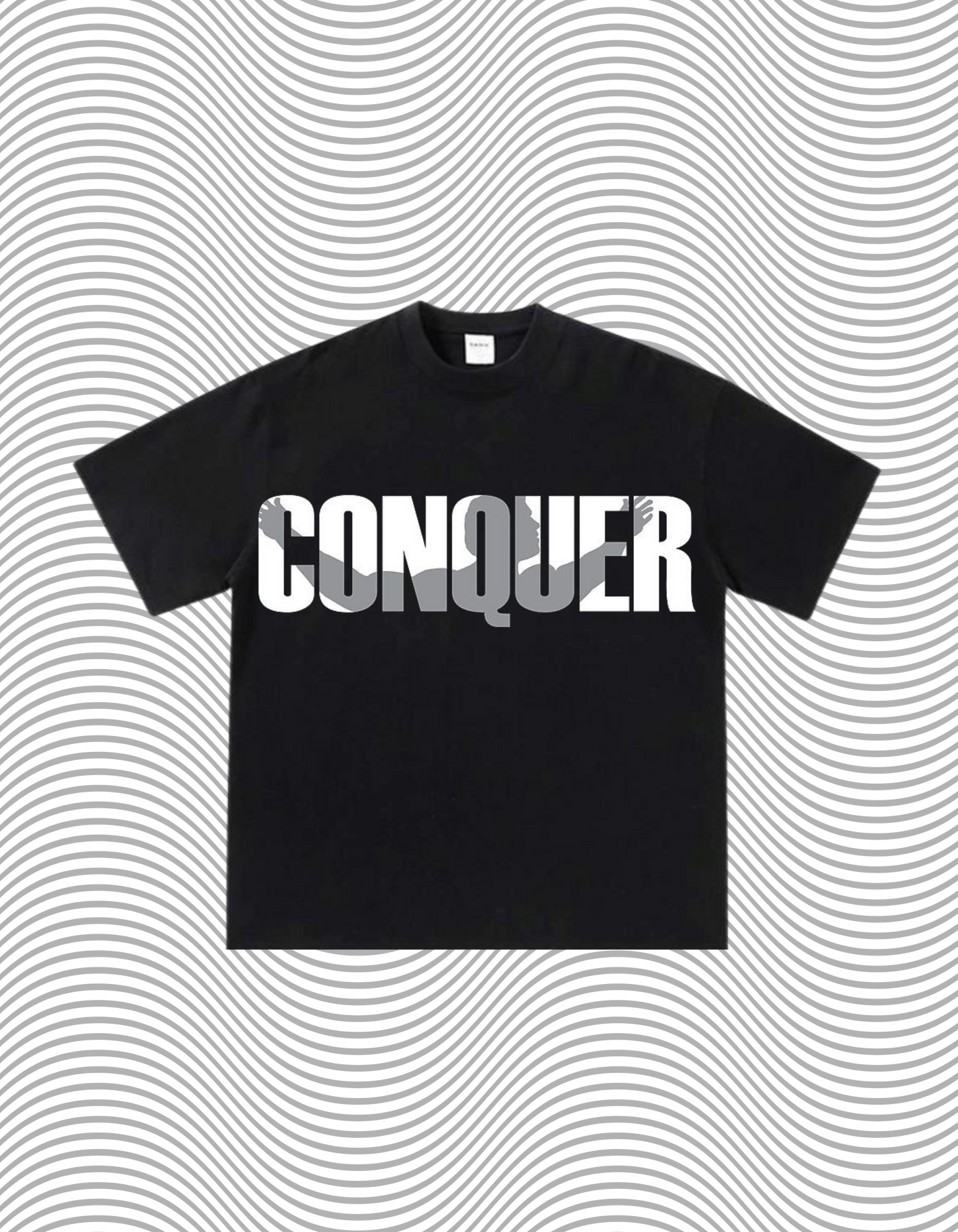 The 'Conquer' Oversized Statement Tee
