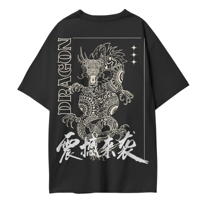 The 'Unleashed Dragon' Street Oversized Tee