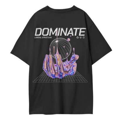 The 'Dominate Glitch' Oversized Standard Tee