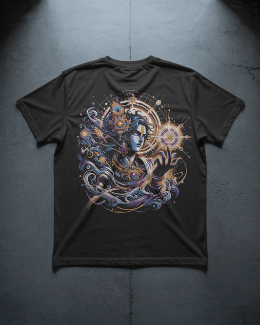 The 'Cosmic Dharma' Oversized Statement Tee (Unisex Oversized T-Shirt)