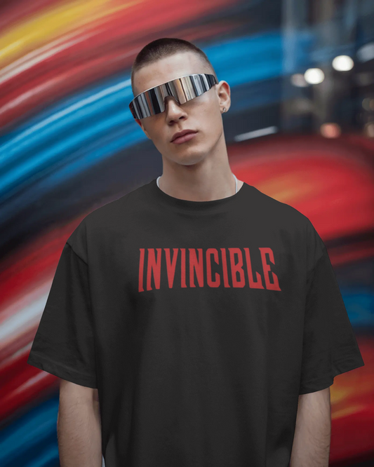 The 'Invincible' Oversized Statement Tee (Unisex Oversized T-Shirt)