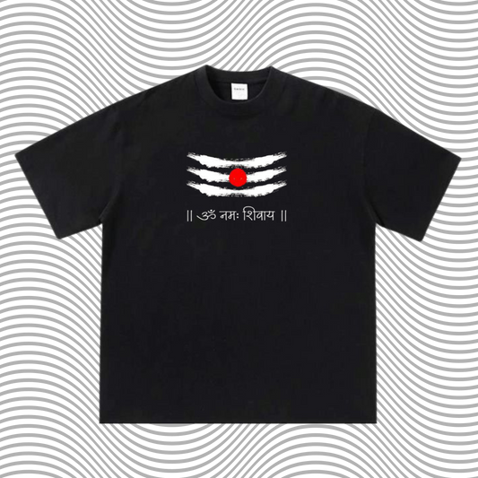 The 'Mahadev Bindi' Tee (Unisex Oversized T-Shirt)