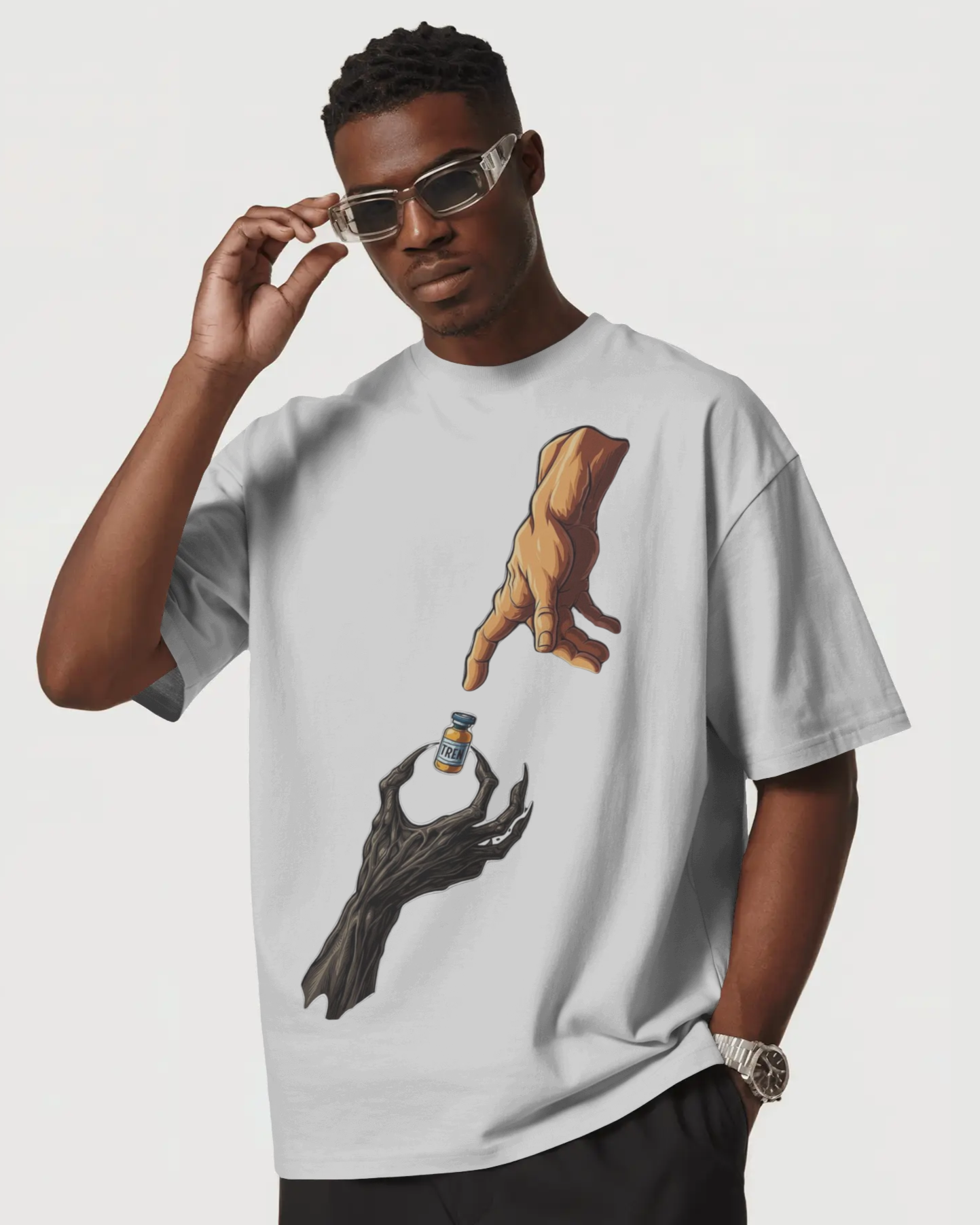 The Touch of 'Tren' oversized T-shirt